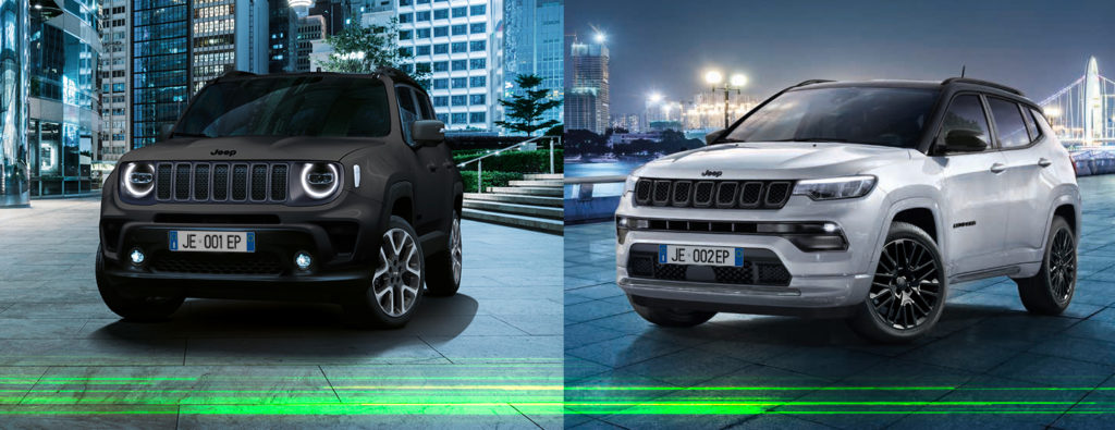 Der neue Jeep® Renegade und Compass e-Hybrid